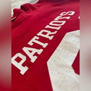 Vintage Patriots Jersey Shirt - 100% Cotton - 70s/80s